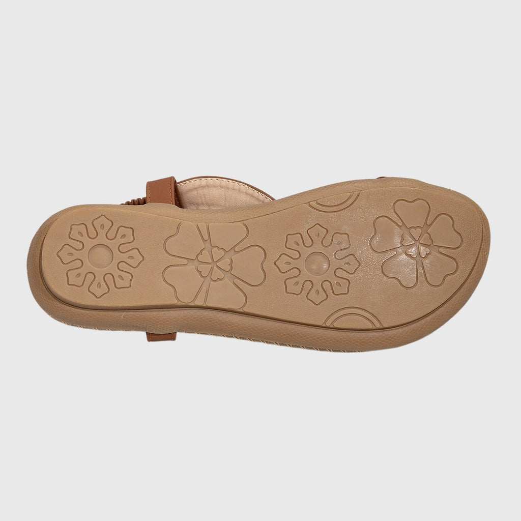 Sandalia Dedo Floral