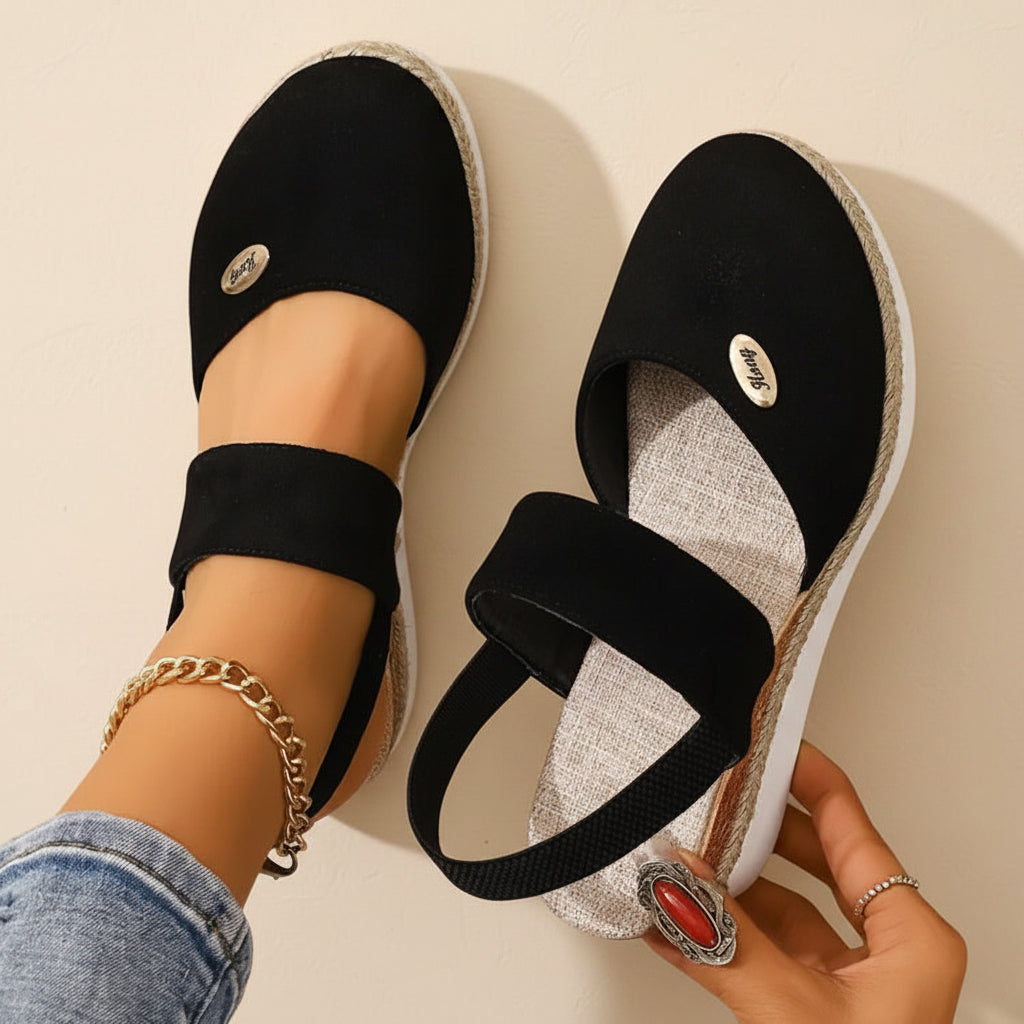 Sandalia Cuña Textil