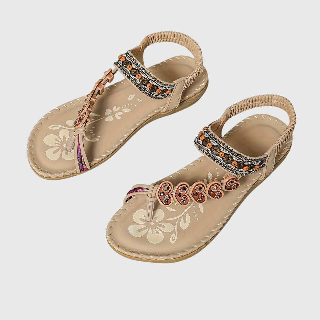 Sandalia Dedo Floral