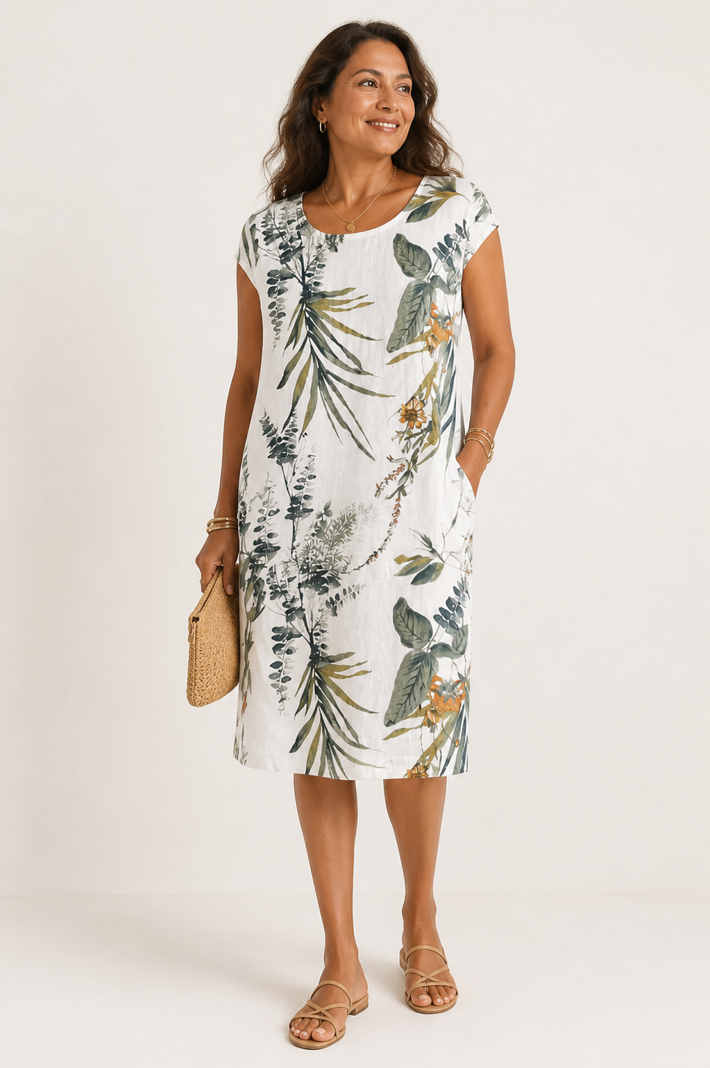 Vestido midi Annelyn