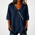 Blusa de Algodón y Lino Audrey