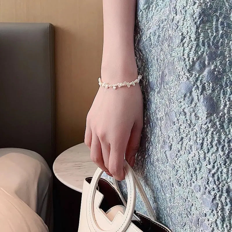 Pulsera clásica de perlas