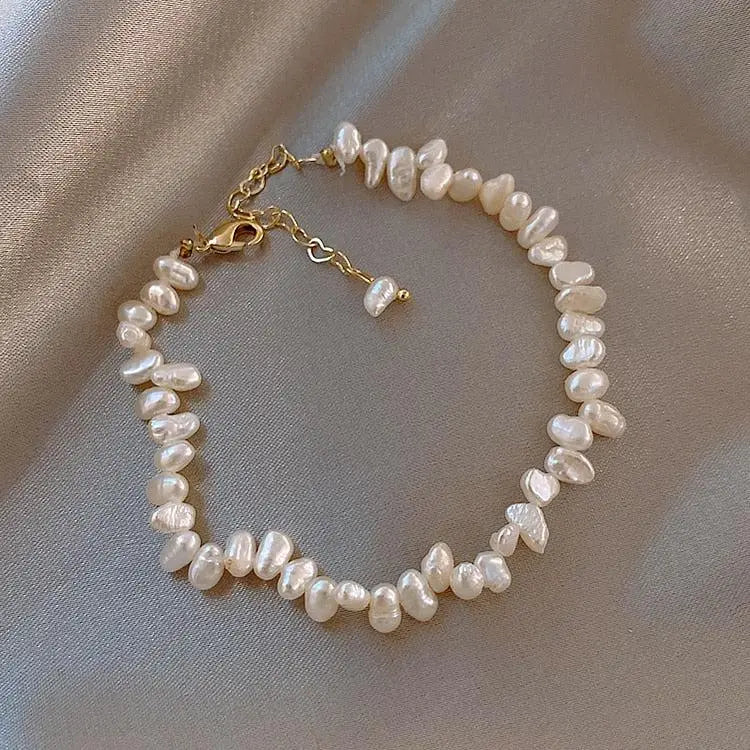 Pulsera clásica de perlas