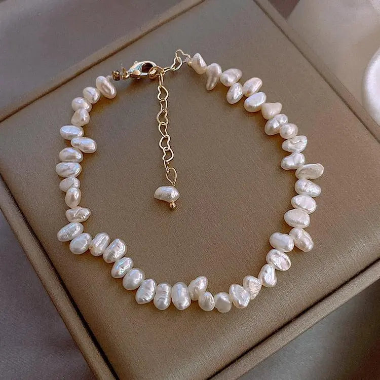 Pulsera clásica de perlas
