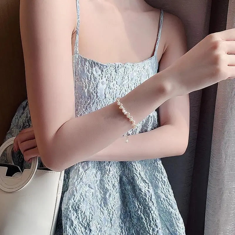 Pulsera clásica de perlas