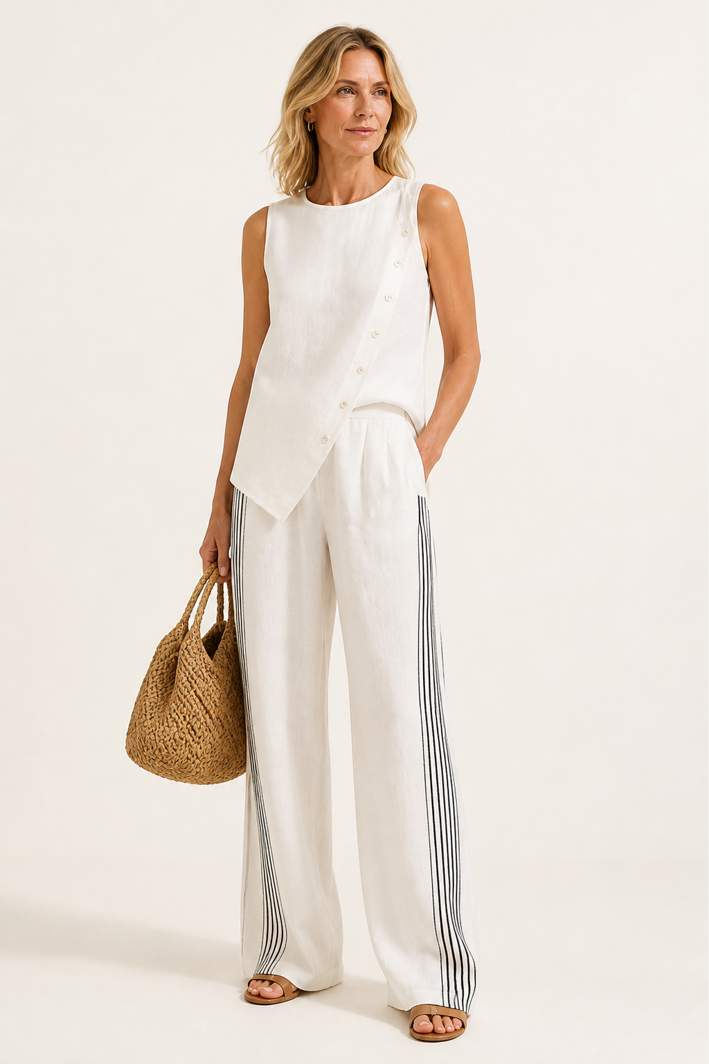 Conjunto Noelle de Pantalones Relajados