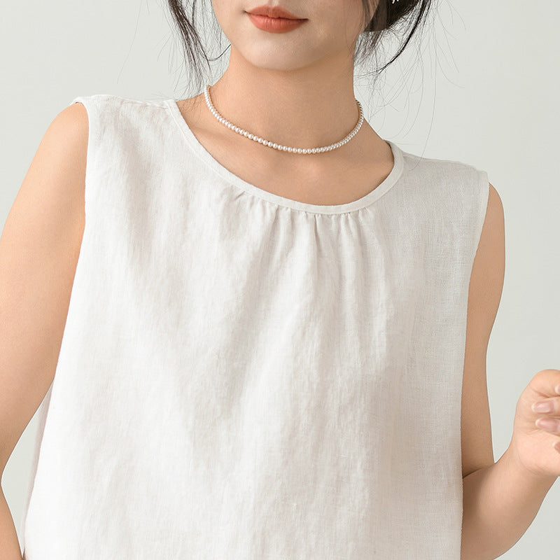 Conjunto de Top y Pantalones de Fibra Natural