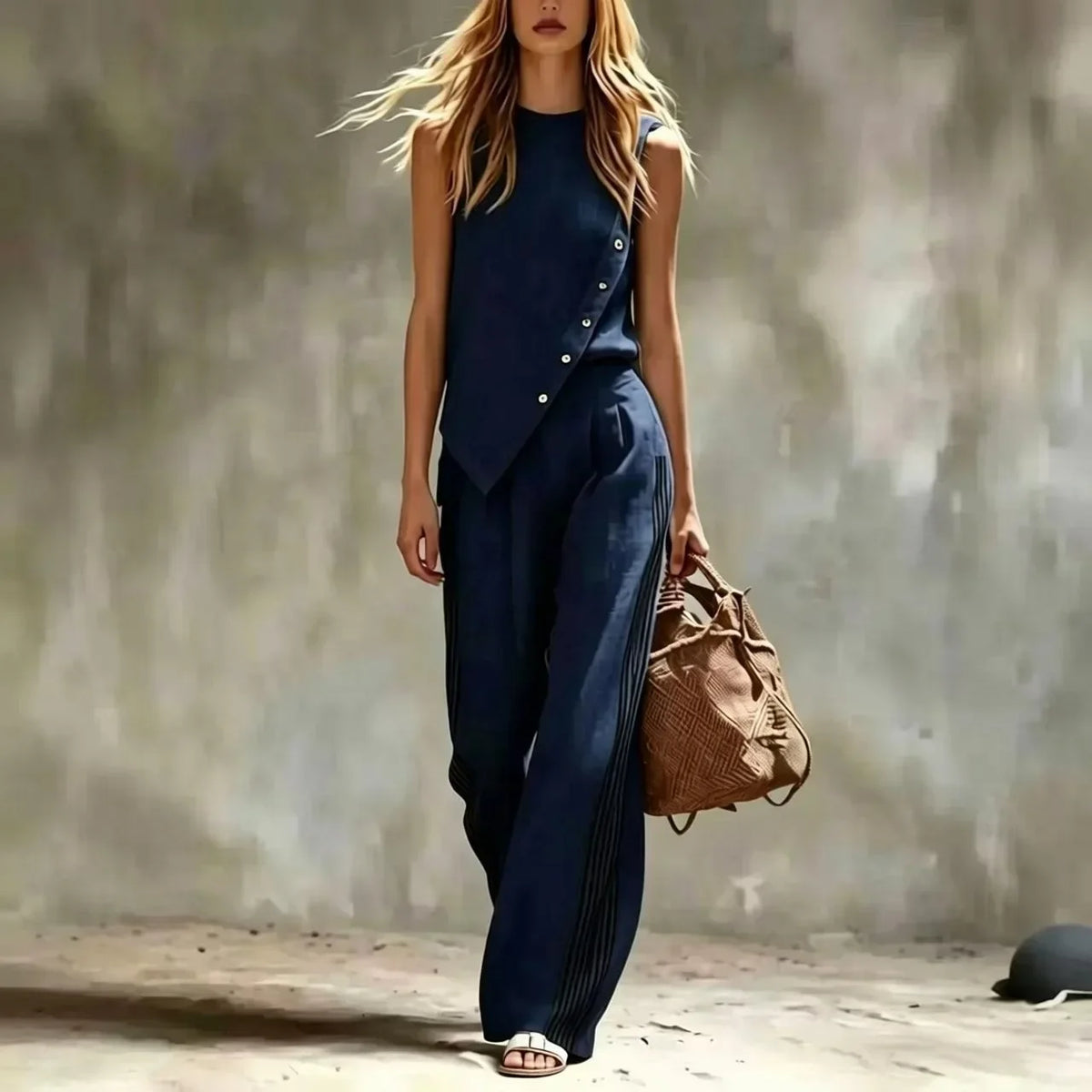 Conjunto Noelle de Pantalones Relajados