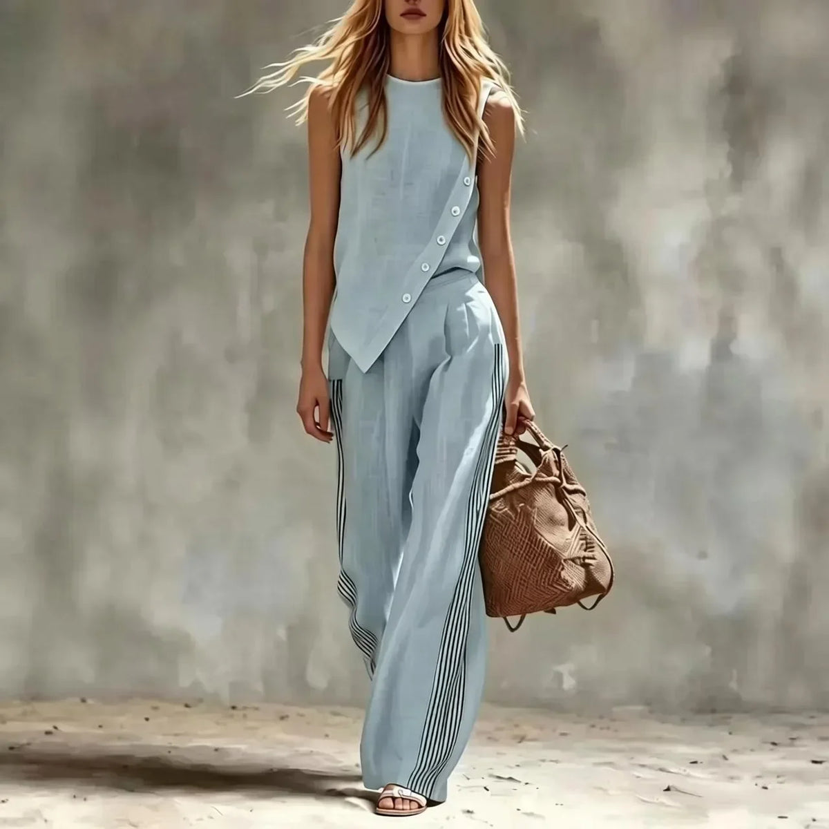 Conjunto Noelle de Pantalones Relajados